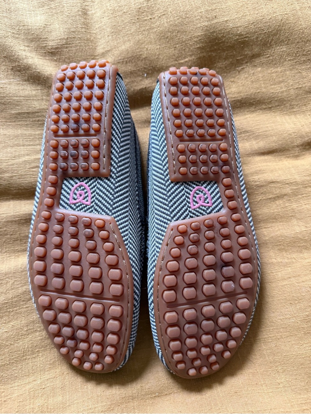 Rothy's Women’s Grey Herringbone Slip-On Loafers - Picture 6 of 8